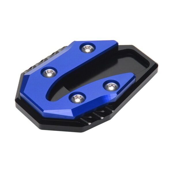 YAMAHA AEROX ACCESORIES INDIA YAMAHA AEROX SIDE STAND EXTENDER 2021 2022 2023 2024 ( BLUE ) - Image 2