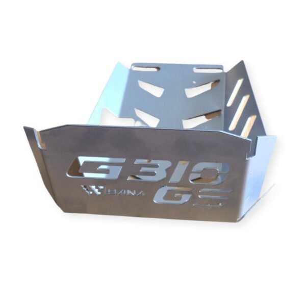 BMW 310 GS FULL CRASH GAURD WITH BASHPLATE (COLOR SILVER) Mild Steel - Image 3