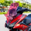 YAMAHA AEROX ACCESSORIES INDIA YAMAHA AEROX ZHIPAT WINDSHIELD VISOR GLASS MADE IN VIETNAM V2 NEW SHAPE DESIGN ADVENTURE TOURING GLASS - Image 2