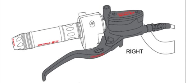 RCB E2 SERIES MASTER BRAKE PUMP RH 14MM 01BP001B - Image 3