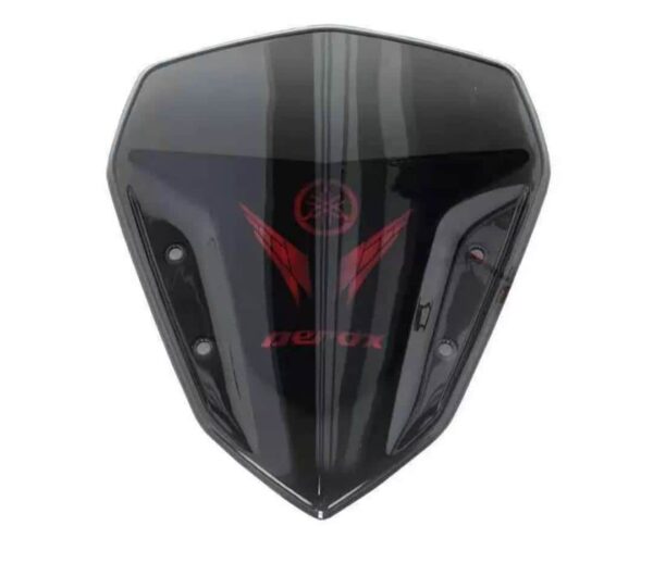 YAMAHA AEROX ACCESSORIES INDIA YAMAHA AEROX WINDSHIELD VISOR GLASS LED ( RED ) - Image 4