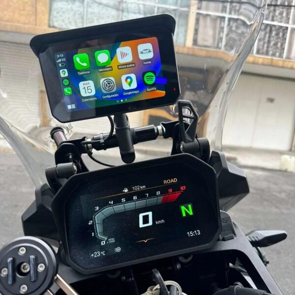 Motorcycle Universal IP67 Waterproof 5 inch Touch Screen Wireless CarPlay & Android Auto Display for Motorcycle